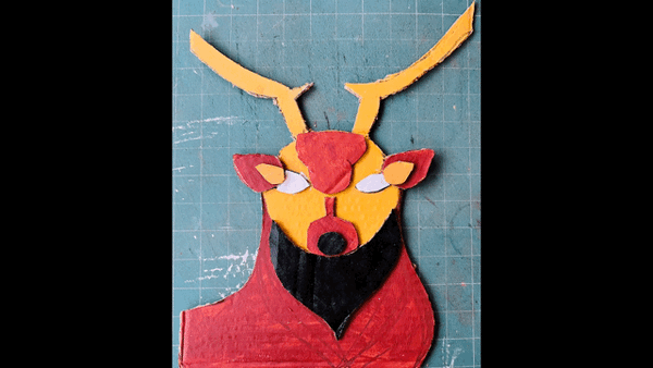 Animal Cardboard Portraits