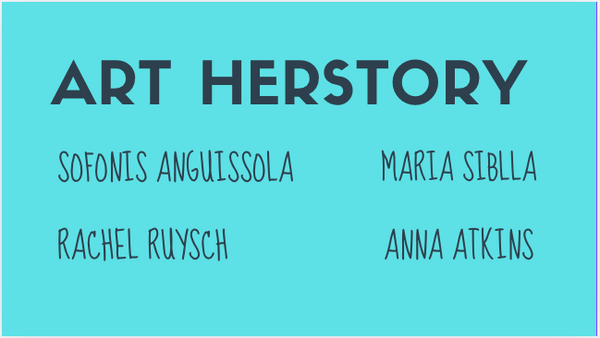 Art Herstory Series I