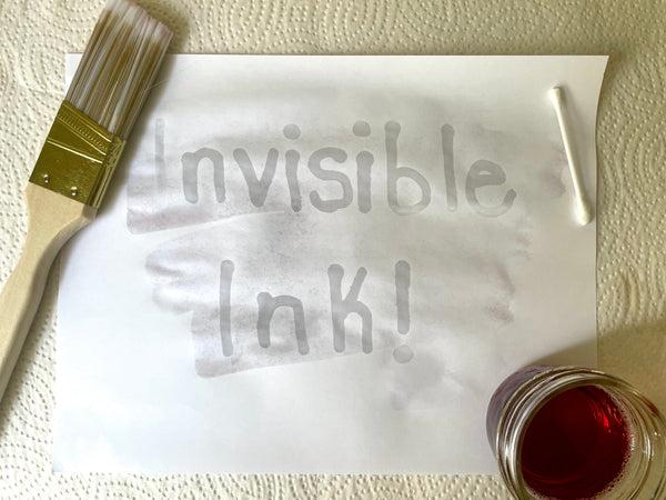 Invisible Ink Secret Messages