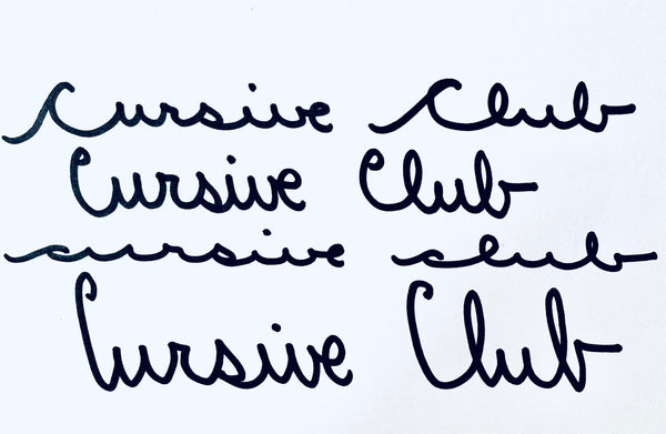 Cursive Club
