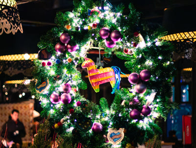Winter Papier Mache Ornaments