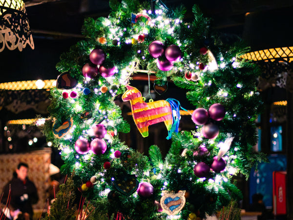 Winter Papier Mache Ornaments