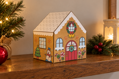 Design a Gingerbread House with Canva