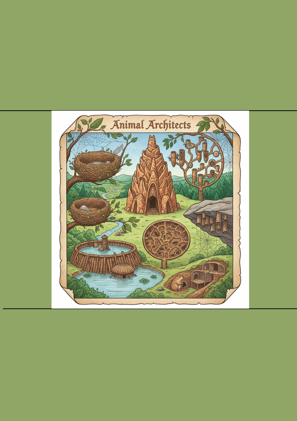 Discover & Draw: Animal Architects